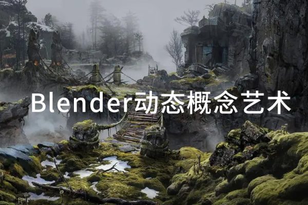 Blender動態概念藝術1人工翻譯2022年教程新增動態概念藝術2人工翻譯【畫質高清有素材】
