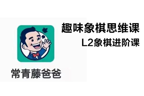 常青藤爸爸《趣味象棋思維課L2象棋進(jìn)階課》