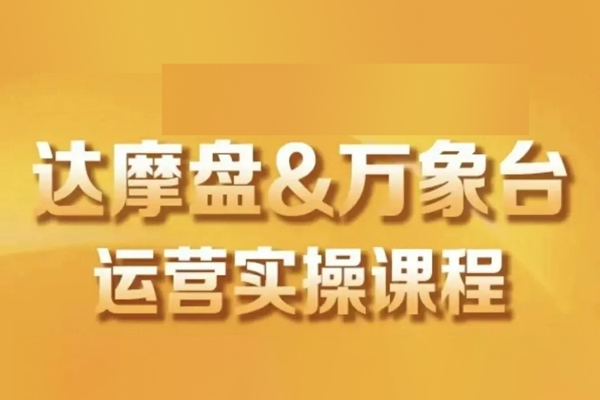 達摩盤可落地實操課程，精準人群投放，達摩盤人群實操課程