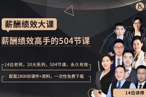 薪酬績效高手的504節(jié)課