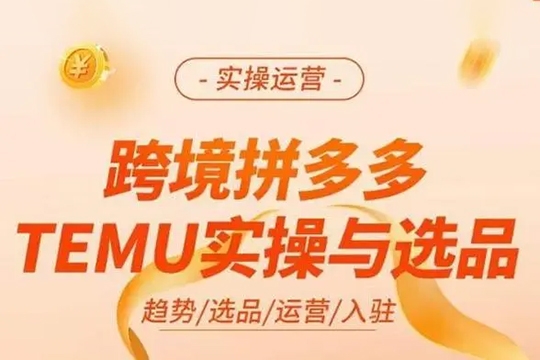 Temu跨境多多綜合運營指南，更真實落地的實操經驗