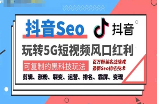 抖音SEO引流培訓課程