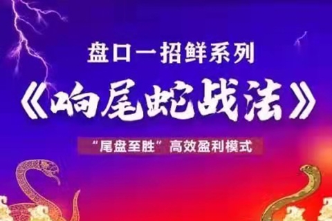 老姜盤口一招鮮系列《響尾蛇戰(zhàn)法》“尾盤至勝”高效盈利模式