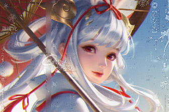 二顆顆二2024國風厚涂頭像課