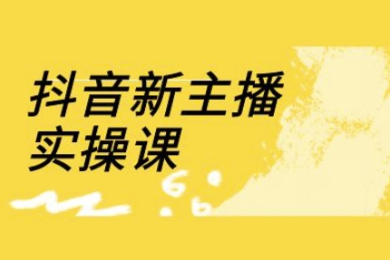 抖音新主播實操課，直播間流量運營線上實操課(18節)