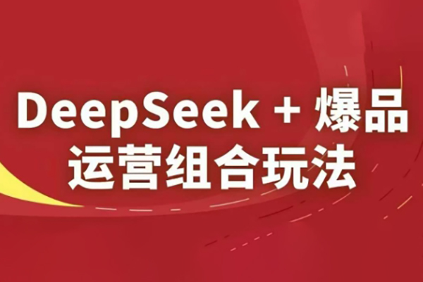 秋秋DeepSeek+爆品運(yùn)營(yíng)組合玩法，2025淘系精品課
