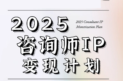 黨老師·7天構建咨詢師變現系統，2025咨詢師IP變現計劃訓練營