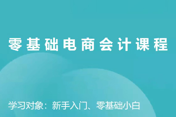 電商財(cái)務(wù)零基礎(chǔ)入門，基礎(chǔ)認(rèn)知+基礎(chǔ)實(shí)操+進(jìn)階突破，輕松掌握