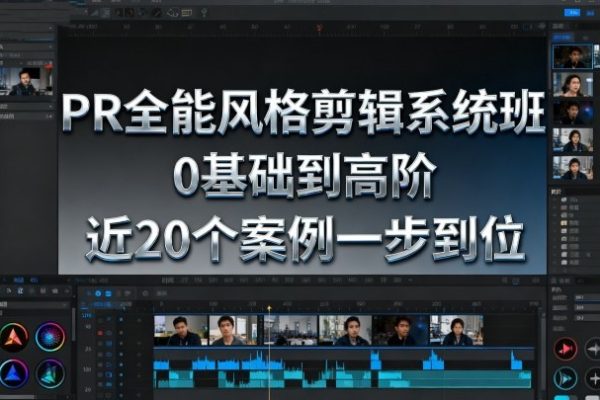 影像社PR全能風(fēng)格剪輯系統(tǒng)班,0基礎(chǔ)到高階,近20個(gè)案例一步到位